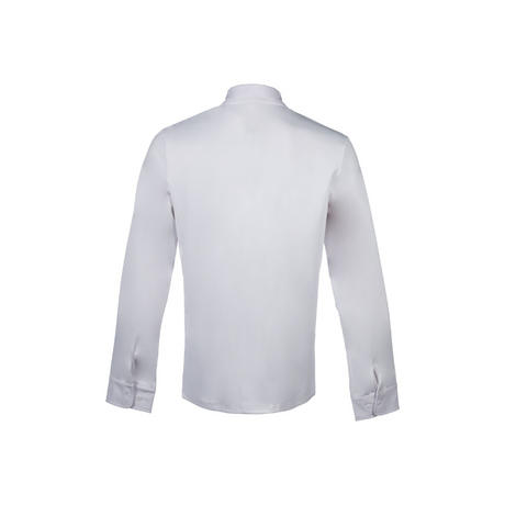 HKM Men's Long Sleeve Competition Shirt -Davie- #colour_white