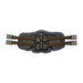 Stubben Equi-Soft® Short Saddle Girth with Cover - Ebony #colour_lambskin-anthracite-black