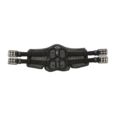 Stubben Equi-Soft® Saddle Girth with Cover - Black #colour_vachette-leather-black