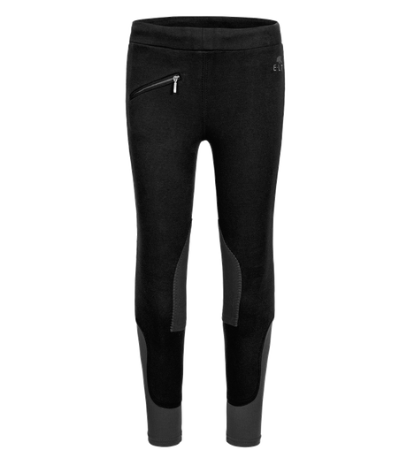 E.L.T Emmi Kids Riding Leggings #colour_black-grey