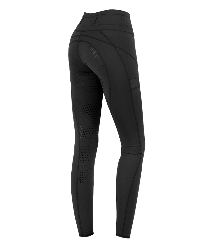 E.L.T Ladies Hanna High Waist Riding Leggings #colour_black