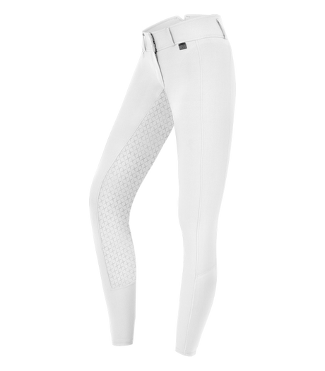 E.L.T Micro Child Sport Silicone High Waist Riding Breeches #colour_white