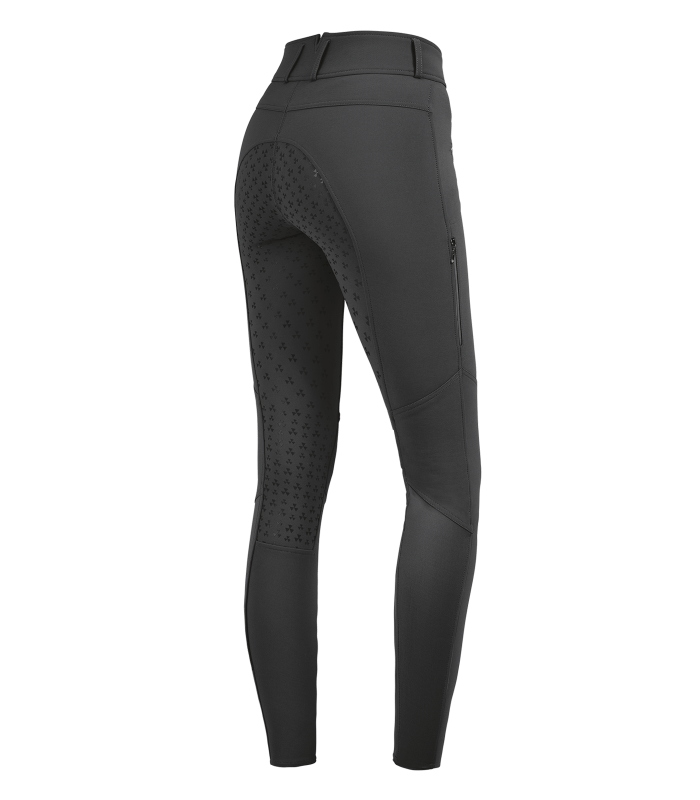 E.L.T Ladies Hella High Waist Silicone Breeches #colour_asphalt