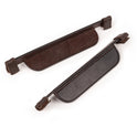 Shires Velociti GARA Leather Blinkers #colour_havana