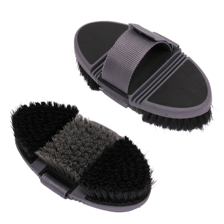 Waldhausen Flexi Body Brush #colour_black-grey