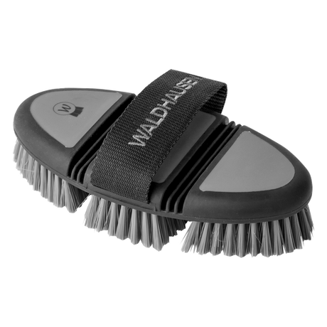 Waldhausen Flex Body Brush, soft synthetic bristles #colour_black-grey