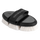 Waldhausen Flex Cuddle Brush with Goat's Bristles #colour_schwarz-grau