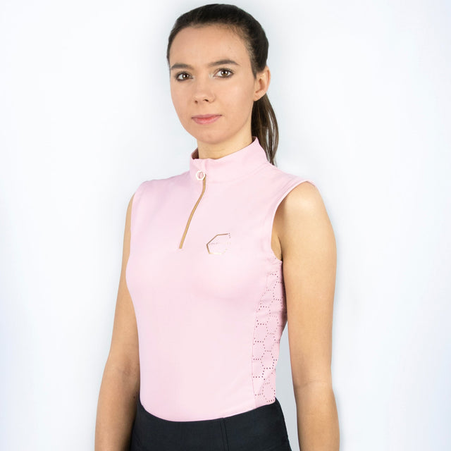 Coldstream Cranshaws Ladies Sleeveless Base Layer #colour_blush-pink