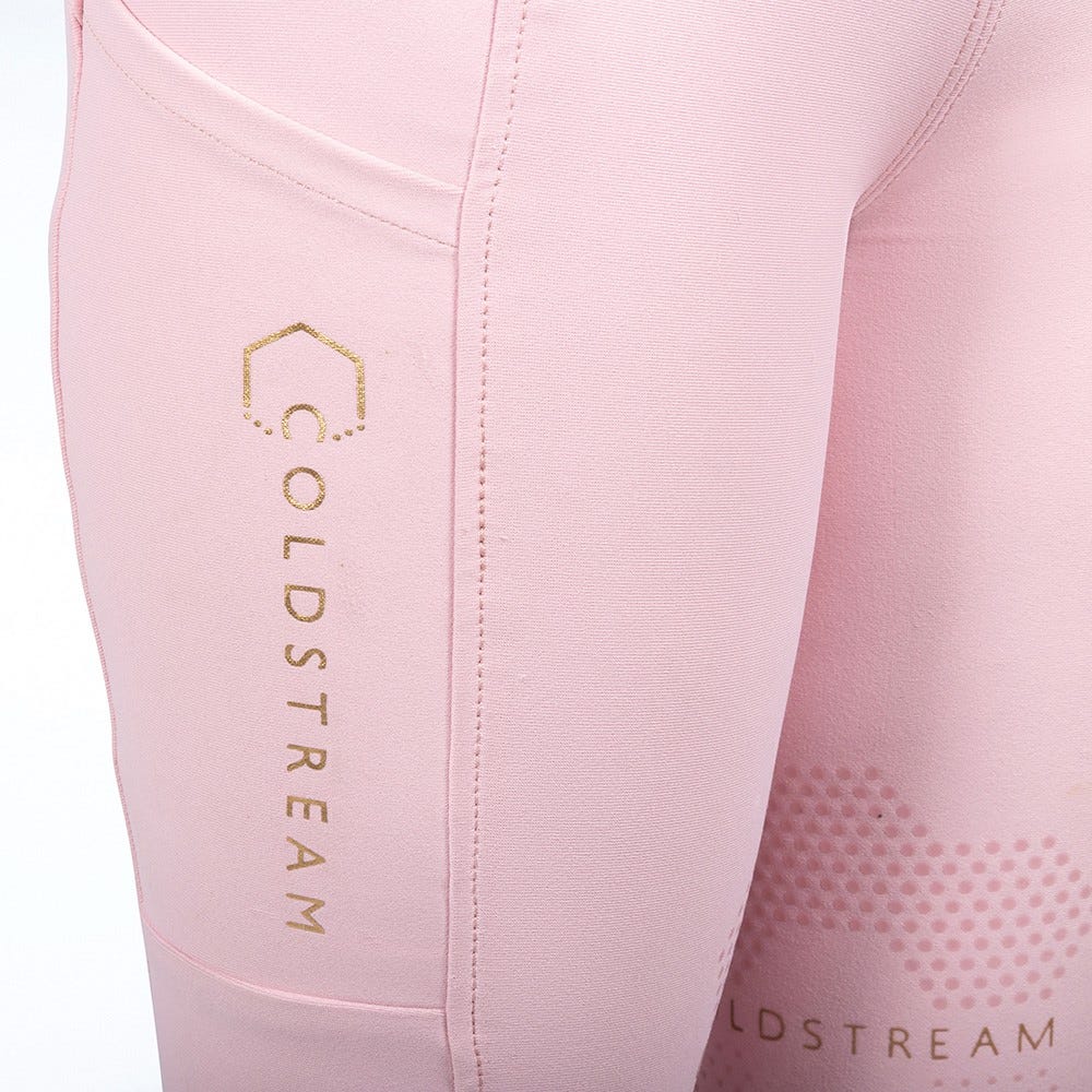 Coldstream Next Generation Chldren's Cranshaws Riding Tights #colour_blush-pink