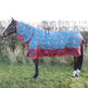 StormX Original Frivolous Fox 200g Combi Turnout Rug #colour_green-red-pumpkin