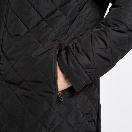 Dubarry Mens Mountusher Quilted Jacket #Colour_black