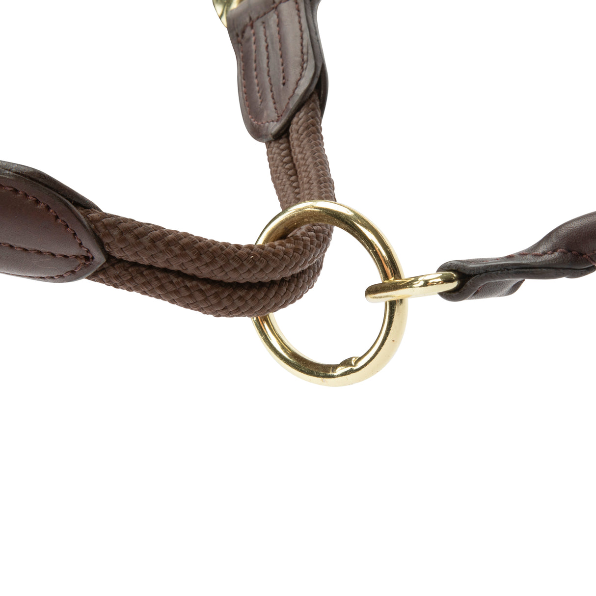 Shires Velociti Lusso Soria Leather Headcollar #colour_havana