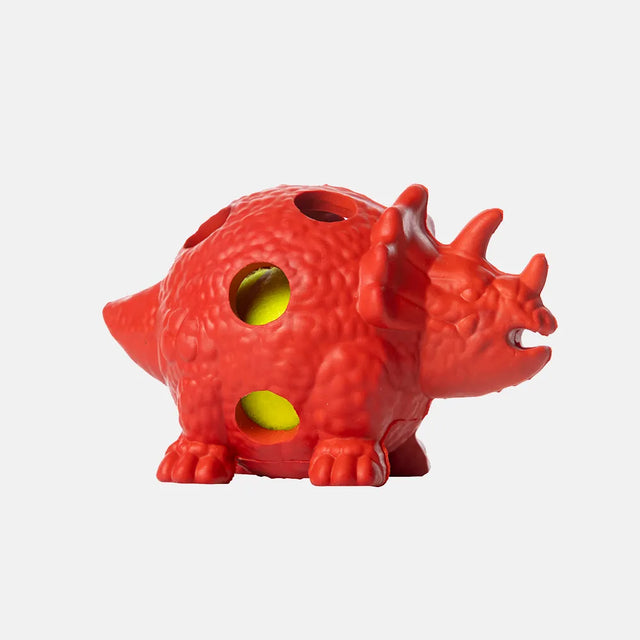 House of Paws Dinosaur Toy #style_red-triceratops