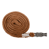 Waldhausen Panic Hook Lead Rope Plus with dark hardware #colour_cinnamon