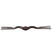 Shires Velociti RAPIDA EVO Universal Headpiece #colour_havana
