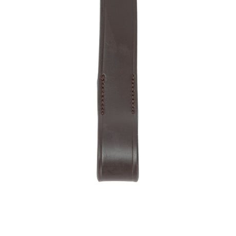 Shires Velociti Lusso Flat Browband #colour_havana