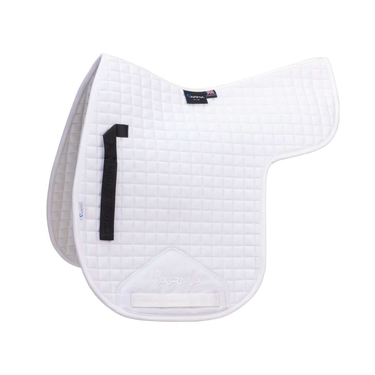 Shires ARMA Deluxe Cotton Numnah #colour_white