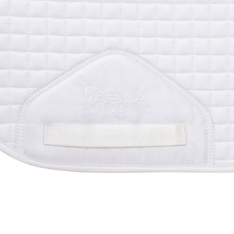 Shires ARMA Deluxe Cotton Dressage Saddlecloth #colour_white