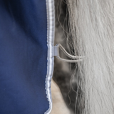 Horseware Ireland Amigo Jersey Integrated Cooler #colour_navy-titanium grey-silver