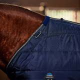 Weatherbeeta Comfitec PP Channel Quilt 220G Detach-A-Neck Stable Rug #colour_navy-charcoal