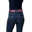 Horseware Ireland Newmarket Polo Belt #colour_newmarket-pink