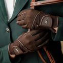 Alessandro Albanese Platinum MotionLite Mesh Glove #colour_core-brown