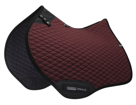 Stubben Streamline Close Contact Jumping Pad #colour_burgundy