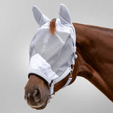 Waldhausen Premium Fly Mask with Halter #colour_silver-grey