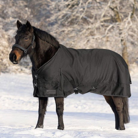 Waldhausen Nordic 50g Turnout Rug #colour_black