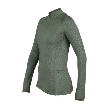 Shires Aubrion Ladies Revive Winter Base Layer #colour_green