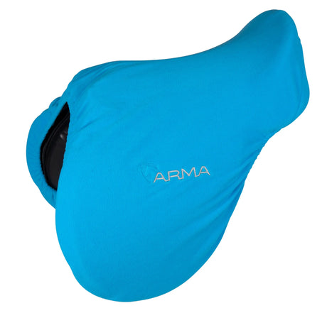 Shires ARMA Fleece Saddle Cover #colour_bright-blue