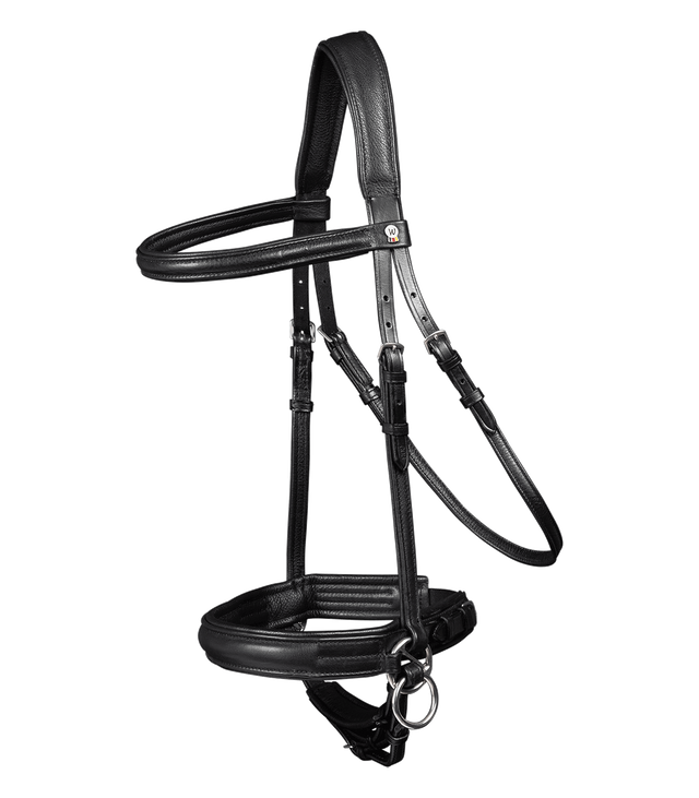 Waldhausen X-Line Supersoft Bitless Bridle #colour_black