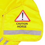 Shires EQUI-FLECTOR® Waterproof Quarter Sheet #colour_yellow
