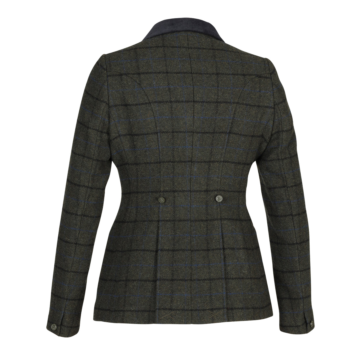 Shires Aubrion Saratoga Ladies Jacket #colour_dark-green-check