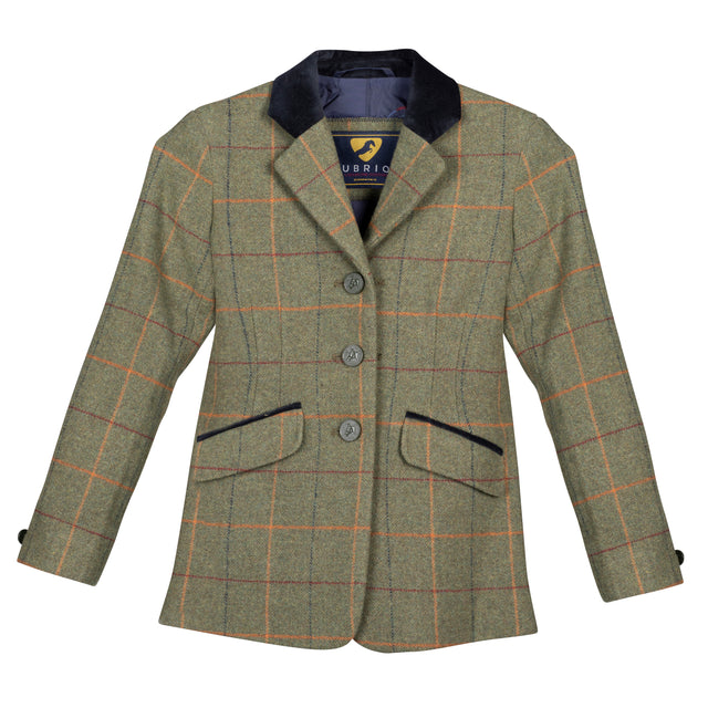 Shires Aubrion Saratoga Children's Jacket #colour_red-yellow-blue-check