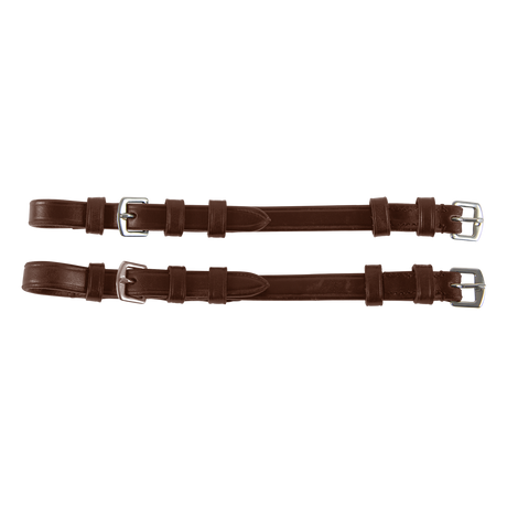 Waldhausen Pair of S-Line Cheek Pieces with Buckles #colour_brown