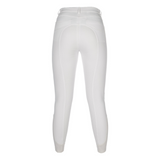 HKM Ladies Silicone Full Seat Riding Breeches -Amalfi- #colour_white