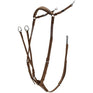 Stubben Pro-Jump Breastplate Open Martingale Fork #colour_ebony