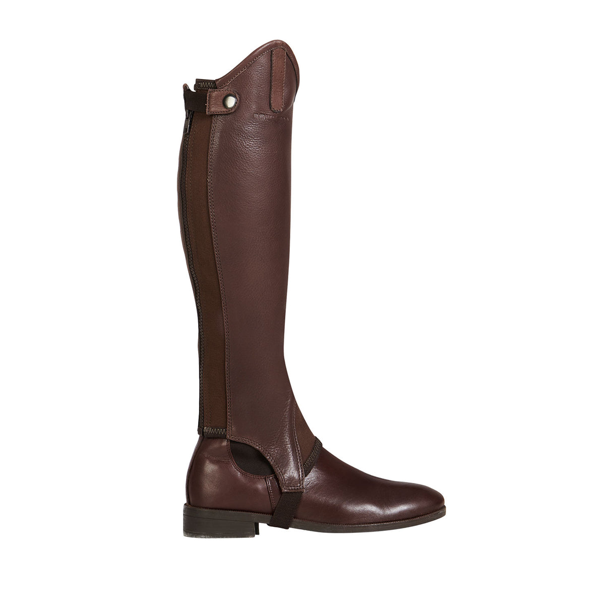 Equestro Unisex Gaiters With Silicone Inserts #colour_brown