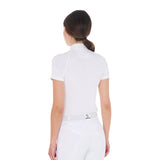 Equestro Women's Slim Fit Stretch Competition Polo Shirt