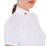 Equestro Women's Slim Fit Stretch Competition Polo Shirt