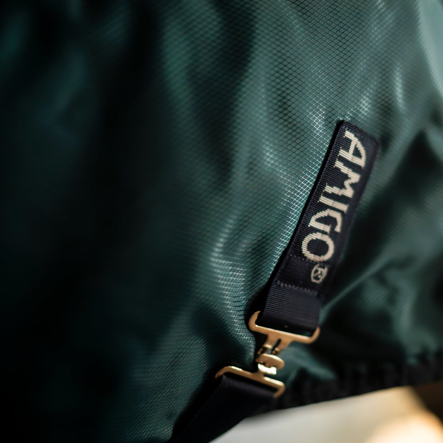 Horseware Ireland Amigo Ripstop Insulator 350g Stable Rug #colour_dynasty-green-navy-silver