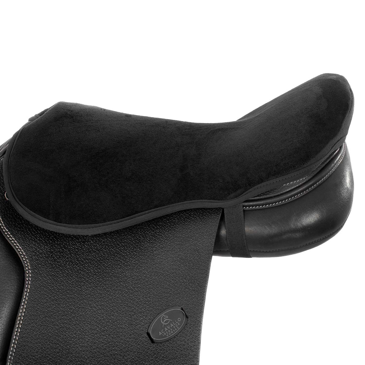 Acavallo Standard Seat Saver Jumping Air Plus Gel-In Dri-Lex 10mm #colour_black