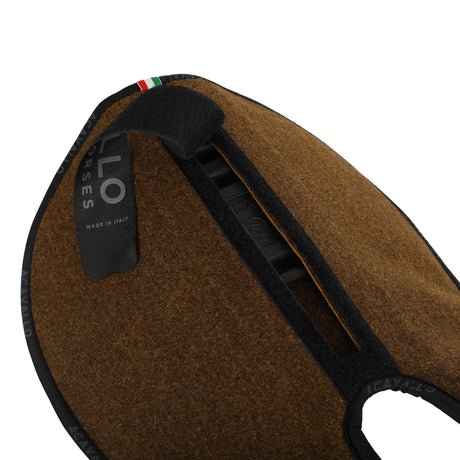 Acavallo Piuma Pad WFS Pocket Double Felt Flat #colour_brown