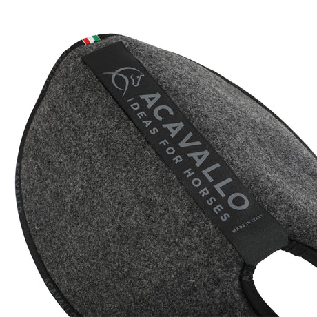 Acavallo Piuma Pad WFS Pocket Double Felt Flat #colour_grey