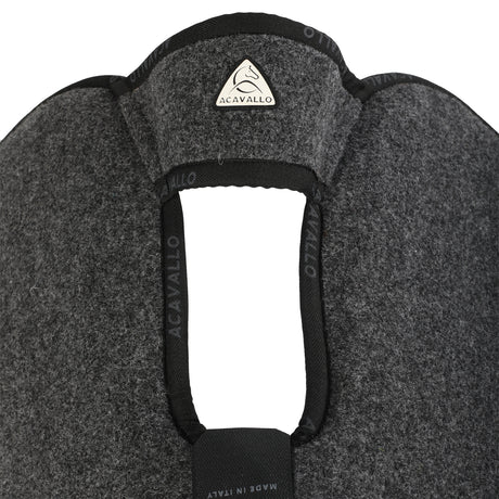 Acavallo Piuma Pad WFS Pocket Double Felt Flat #colour_grey