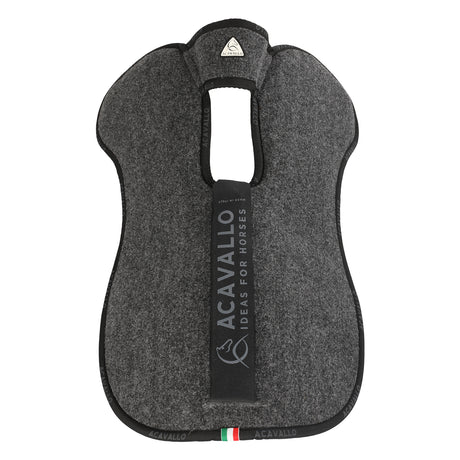 Acavallo Pad Piuma WFS Pocket Double Felt Front Riser #colour_grey