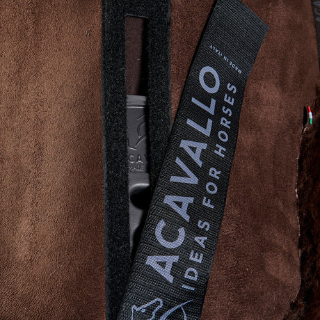 Acavallo Pad Piuma-FS WFS-FS Pocket Suede Flat #colour_brown-brown