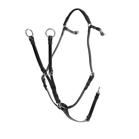 Acavallo Three-Point Breastplate Calfskin #colour_black
