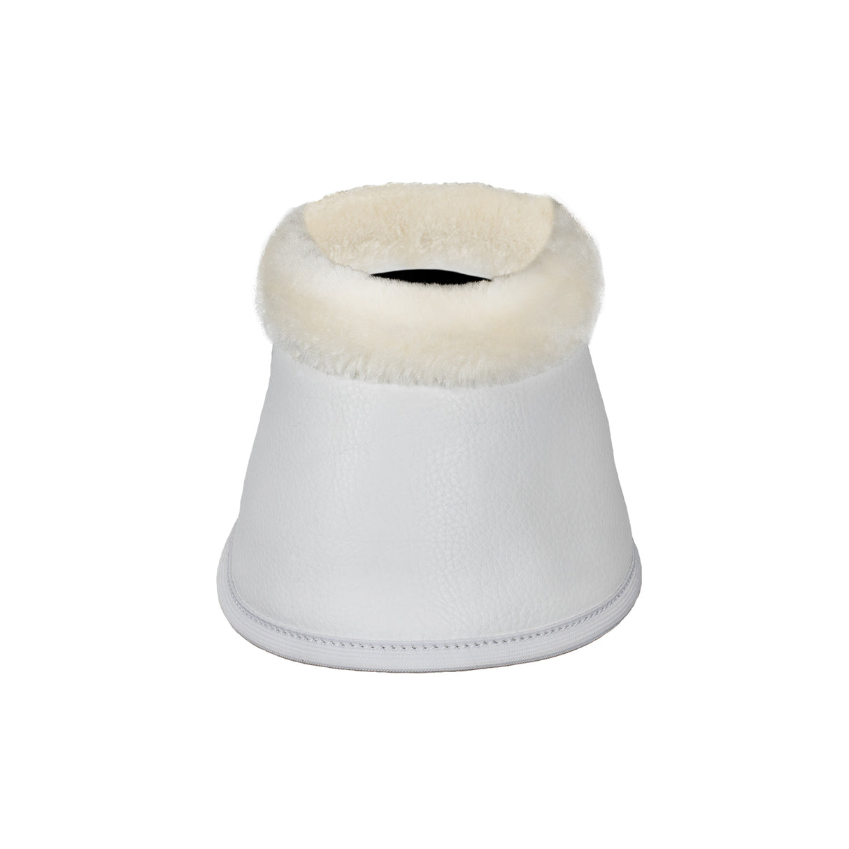 Acavallo Eco-Leather Bell Boots Faux Sheepskin & Hook-And-Loop Closure